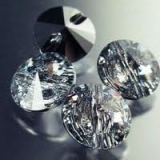 Luxusní knoflík VELKÝ 27mm Crystal