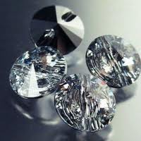 Luxusní knoflík VELKÝ 23mm Crystal